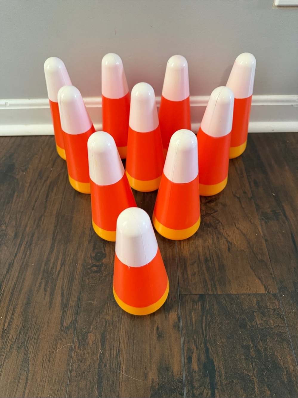 Candy Corn bowling game (Set of 10)